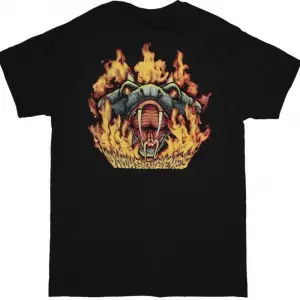 ADRENALINE MOB LOGO NEW BLACK T-SHIRT ÖN VE ARAKA BASKILI