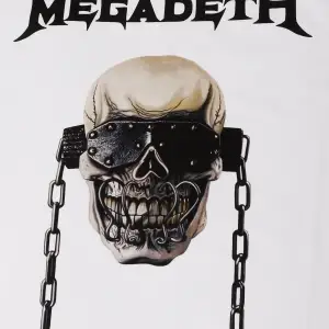 Adrift Megadeth Baskılı Beyaz Unisex Oversize