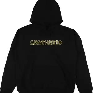 Aesthetic Siyah Oversize Unisex Kapüşonlu Sweatshirt Hoodie