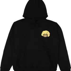 Afrogg Siyah Oversize Unisex Kapüşonlu Sweatshirt Hoodie