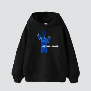 After Hours Baskılı Oversize Unisex Premium Beyaz