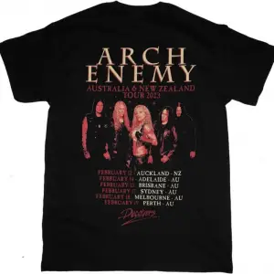 AIRBOURNE RUNNIN WILD NEW BLACK T-SHIRT ÖN VE ARAKA BASKILI