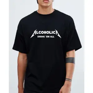 Alcoholica Metallica Oversize T-Shirt