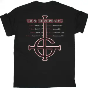 ALICE COOPER LOVE IT TO DEATH 1971 NEW WHITE T SHIRT ÖN VE ARAKA BASKILI