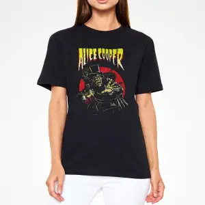 Alice Cooper Siyah Unisex Tişört T-Shirt