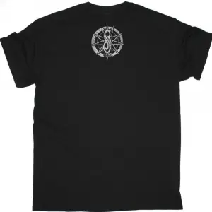 ALICE IN CHAINS SUN LOGO NEW BLACK T-SHIRT ÖN VE ARAKA BASKILI