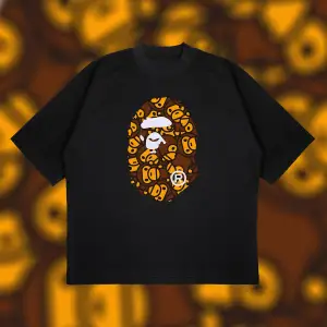 All Baby Milo Big Ape Head Tee Boxy Fit Oversize Unisex Tshirt – Baskılı Tişört |