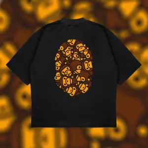 All Baby Milo Big Ape Head Tee Boxy Fit Oversize Unisex Tshirt – Baskılı Tişört |