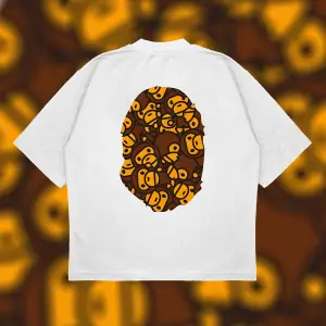 All Baby Milo Big Ape Head Tee Boxy Fit Oversize Unisex Tshirt – Baskılı Tişört |