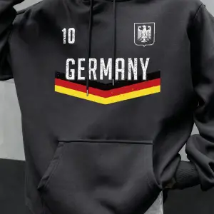 Almanya Mektup Baskılar Sonbahar Erkekler Hoody Çok renkli Cep Kapüşonlular Rahat Polar Hoodi