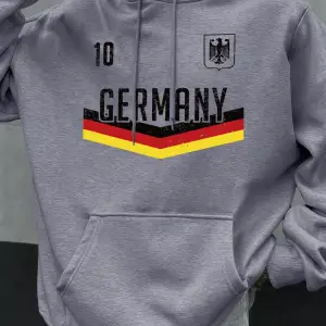 Almanya Mektup Baskılar Sonbahar Erkekler Hoody Çok renkli Cep Kapüşonlular Rahat Polar Hoodi