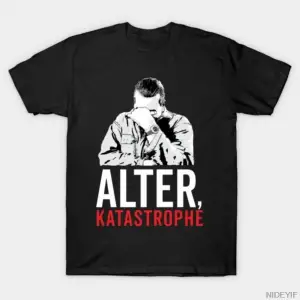 Alter Katastrophe Erkek Kadın Tişörtü %100 Pamuklu Tişörtler Kısa Kollu Üstler 0105-2