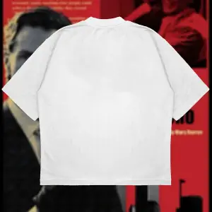 American Psycho Baskılı Oversize Unisex Pamuklu Nefes Alan Kalın Kumaşlı