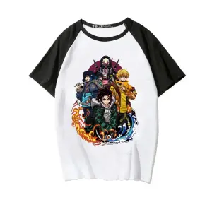 Anime Demon Slayer Baskılı Unisex Oversize