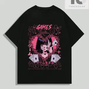 Anime Erkek Figürlü Grafik Tişört