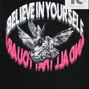 Anime Erkek Kafatası Baskılı T-shirt