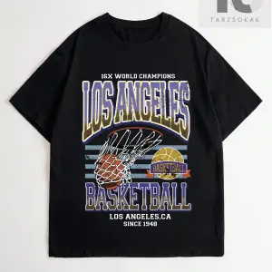 Anime Erkekler Araba ve Mektup Grafikli Tişört