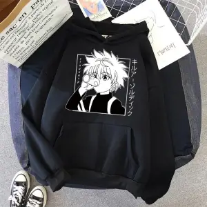 Anime Killua Avcısı Hoodie Mod42 12130 Siyah