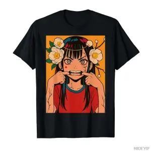 Anime Kız Waifu Kawaii Estetik Otaku T-shirt Erkekler Kadınlar Için % 100% Pamuk T Shirt Kısa