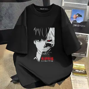Anime Tokyo Ghoul Baskılı Unisex Oversize