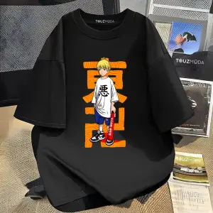 Anime Tokyo Revengers Baskılı Unisex Oversize