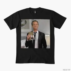 Annenle nasıl tanıştım Meme Erkek Kadın Tişörtü %100 Pamuklu Tişörtler Kısa Kollu Üstler 0114