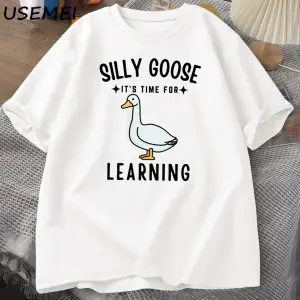 Aptal kaz T Shirt ilk gün okul T-Shirt komik geri okul Tee öğretmen Tshirt erkekler kadınlar 3059