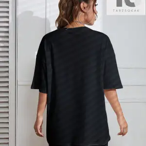 Araba Ve Harf Grafikli Damla Omuz Tişörtü