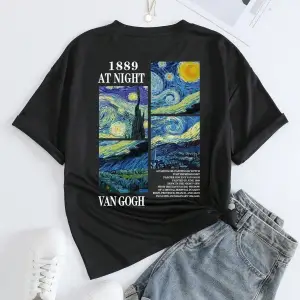 Arkası Baskılı Unisex Oversize T-Shirt