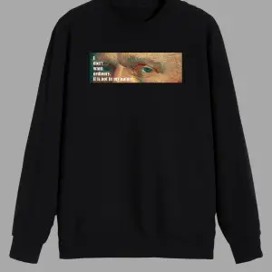 Art Vincent Van Gogh Baskılı Beyaz Unısex Sweatshirt
