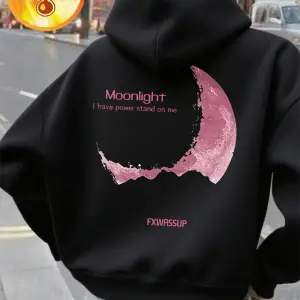 Artı Güzel Ayışığı Baskılar Kapüşonlular Kadınlar Rahat Temel Kazak Temelleri Cep Kazak Kış P