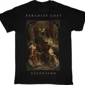 AS I LAY DYING CROWN OF ASHES NEW BLACK T-SHIRT ÖN VE ARAKA BASKILI