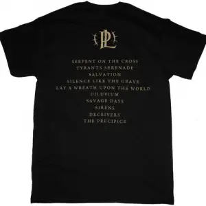 AS I LAY DYING CROWN OF ASHES NEW BLACK T-SHIRT ÖN VE ARAKA BASKILI