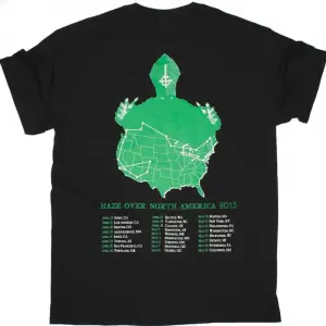 ASKING ALEXANDRIA UNION JACK NEW BLACK T-SHIRT ÖN VE ARAKA BASKILI