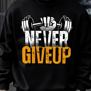 Asla Pes Etme Fitness Tasarım Erkek Kazak Hip Hop Moda Spor Giyim Bisiklet Yaka Polar Kazakla