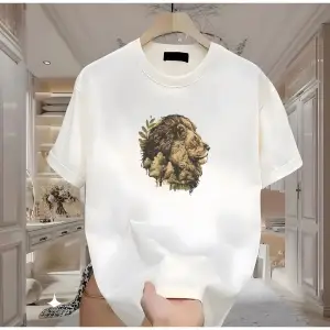 AslanXr Baskılı Beyaz Erkek