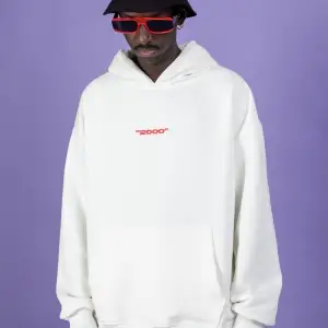 Asperitas Sırt Baskılı Oversize Unisex Beyaz