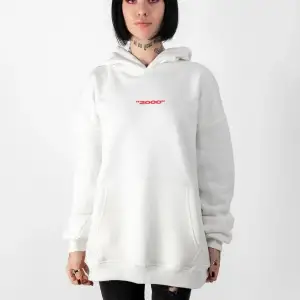 Asperitas Sırt Baskılı Oversize Unisex Beyaz