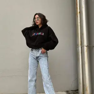 Astra World Unisex Hoodie Siyah