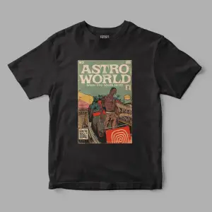 Astro World Travis Scott Baskılı Tişört