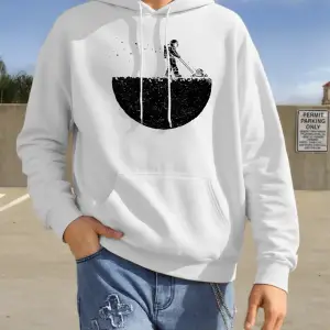 Astronotlar Gezegeni Temizliyor Baskılı Erkekler Kapüşonlular Hip Hop Polar Hoodie Moda Bisik