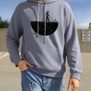 Astronotlar Gezegeni Temizliyor Baskılı Erkekler Kapüşonlular Hip Hop Polar Hoodie Moda Bisik