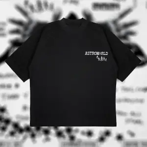 Astroworld Oversize Unisex Pamuklu Nefes Alan Kalın Kumaşlı