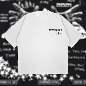 Astroworld Oversize Unisex Pamuklu Nefes Alan Kalın Kumaşlı