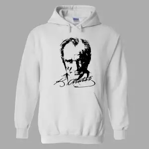 Atatürk Unisex Kapüşönlu Hoodie
