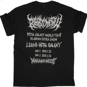 ATROCITY HALLUCINATIONS NEW BLACK T-SHIRT ÖN VE ARAKA BASKILI