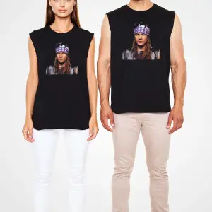 Axl Rose Siyah Kolsuz Tişört T-shirt