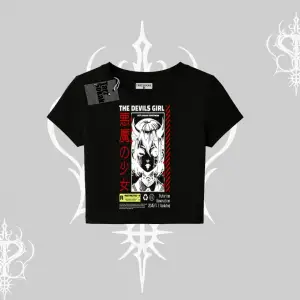 Babby Tee Tshirt Anime Devils Girl Japanese Style Baskılı