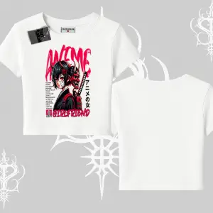 Babby Tee Tshirt Anime Girlfriend Kırmızı