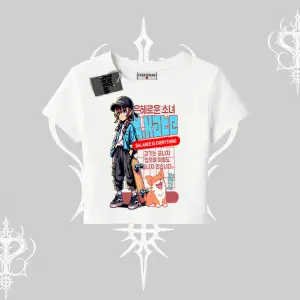 Babby Tee Tshirt Anime Hiker Girl Balance Is Everything Baskılı